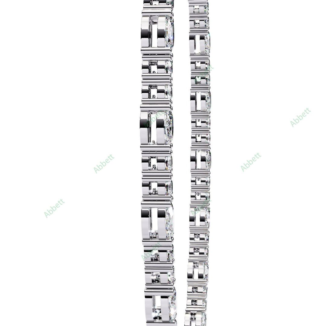 Multi  Tennis Necklace NETE1314