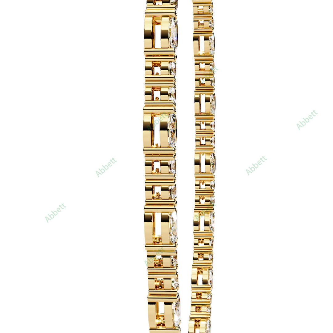 Multi  Tennis Necklace NETE1314