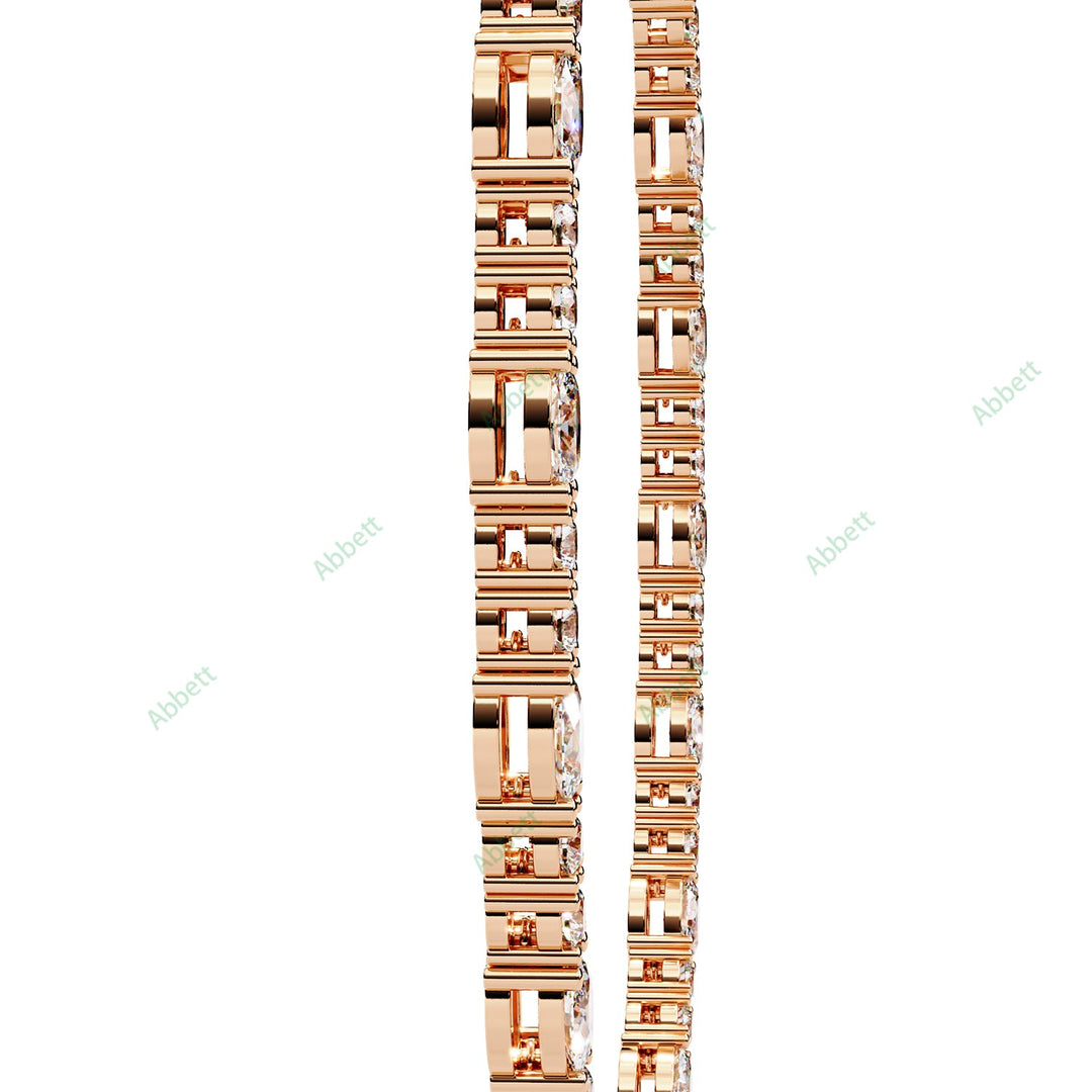 Multi  Tennis Necklace NETE1314