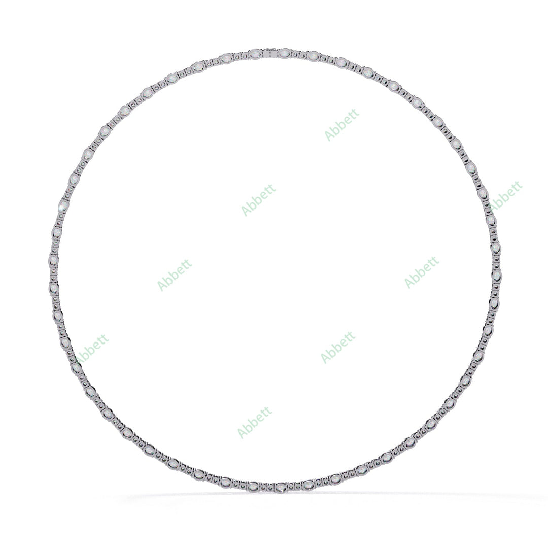 Multi  Tennis Necklace NETE1314