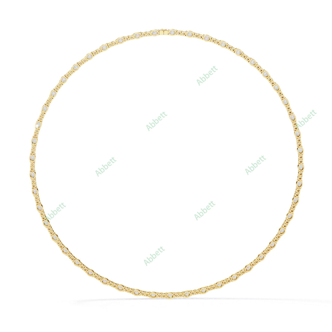 Multi  Tennis Necklace NETE1314