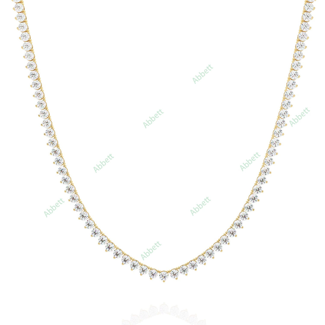 Round Tennis Necklace NETE1316
