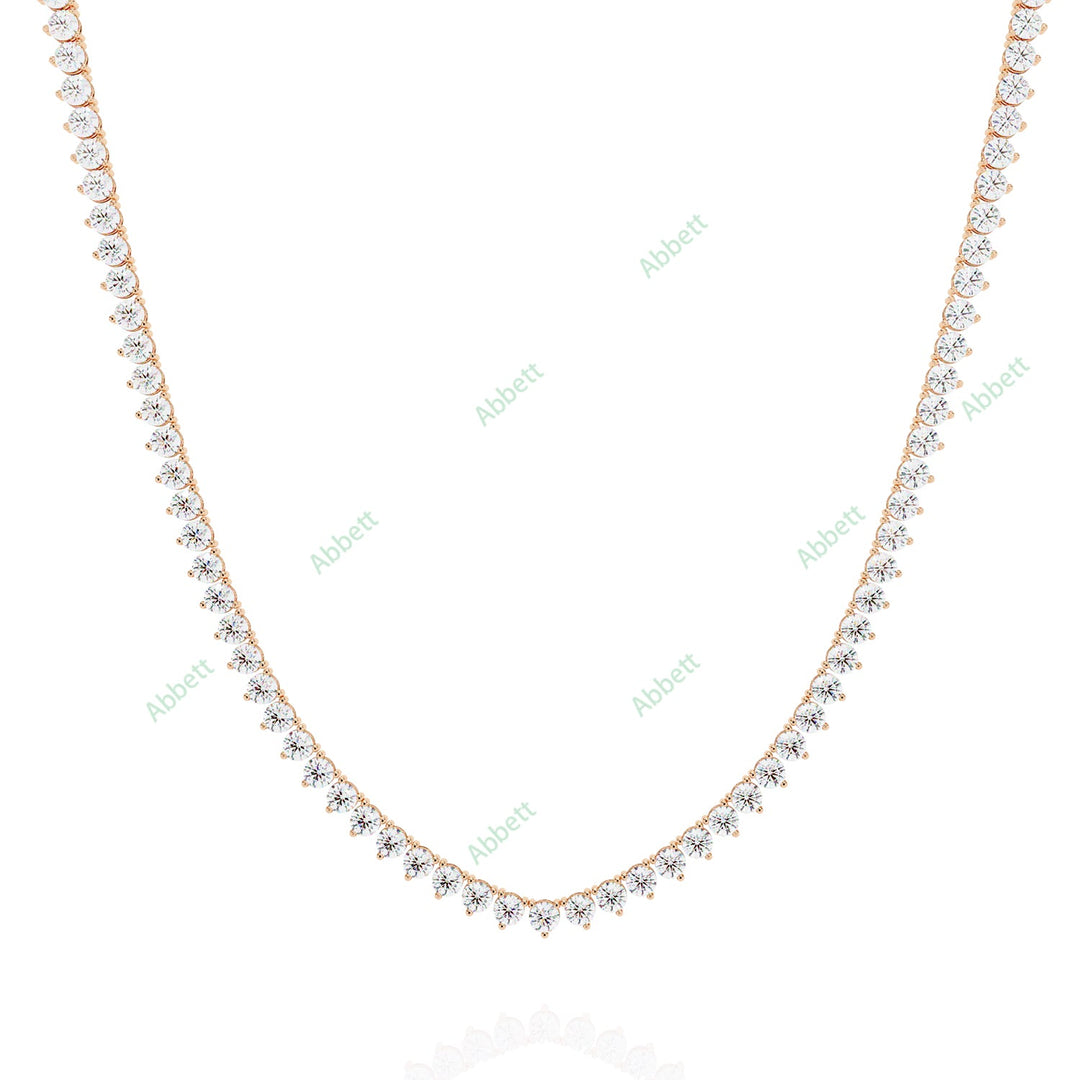 Round Tennis Necklace NETE1316