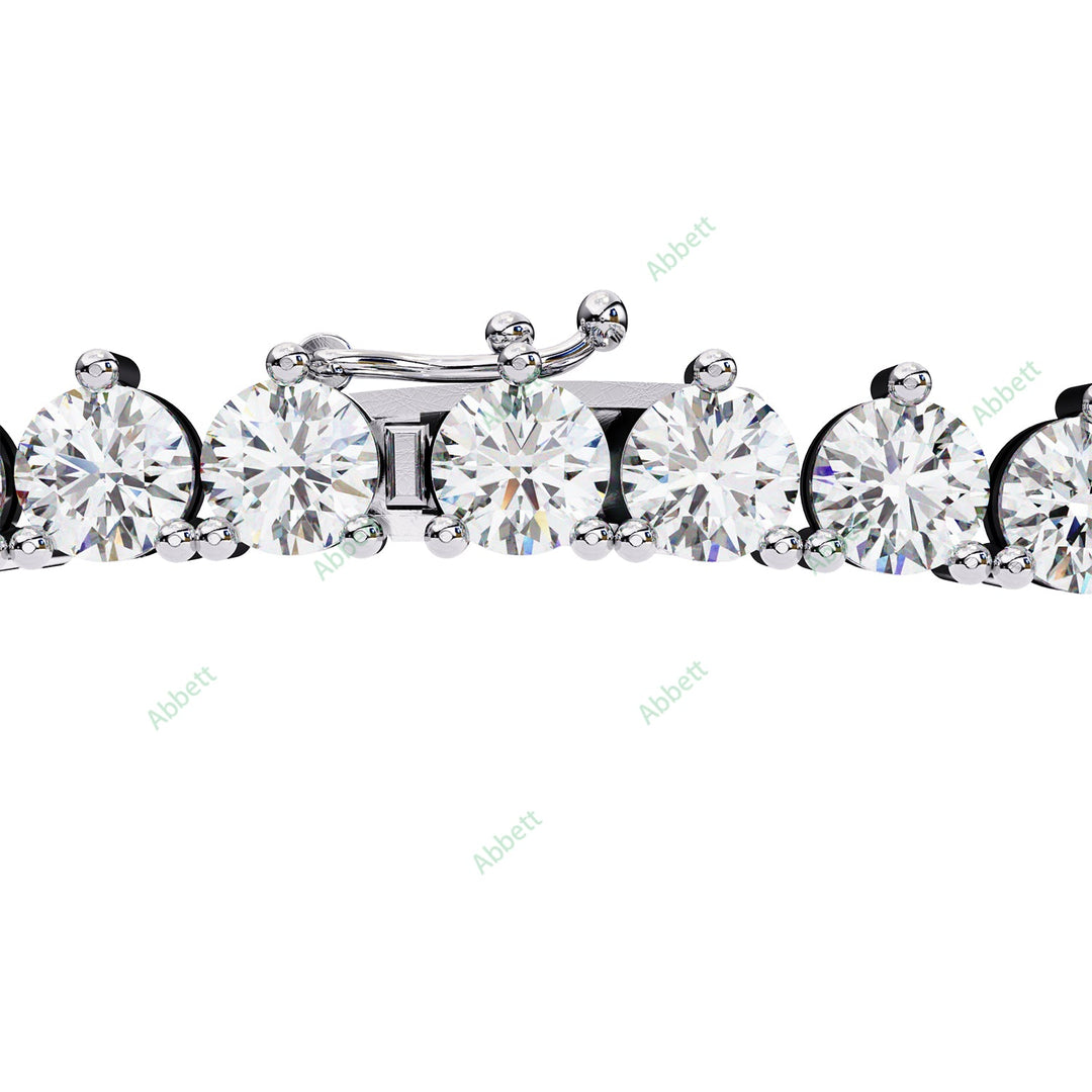 Round Tennis Necklace NETE1316