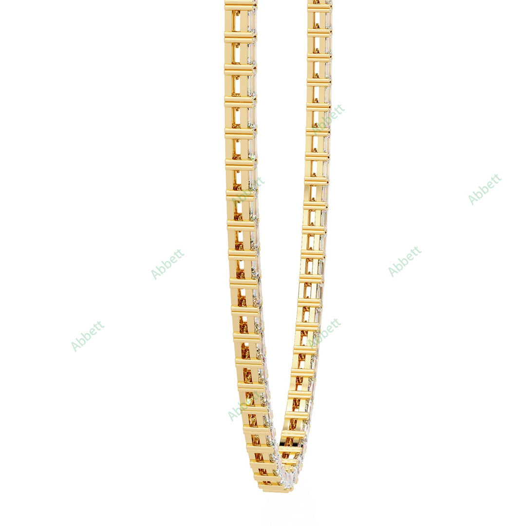 Baguette Tennis Necklace NETE1317