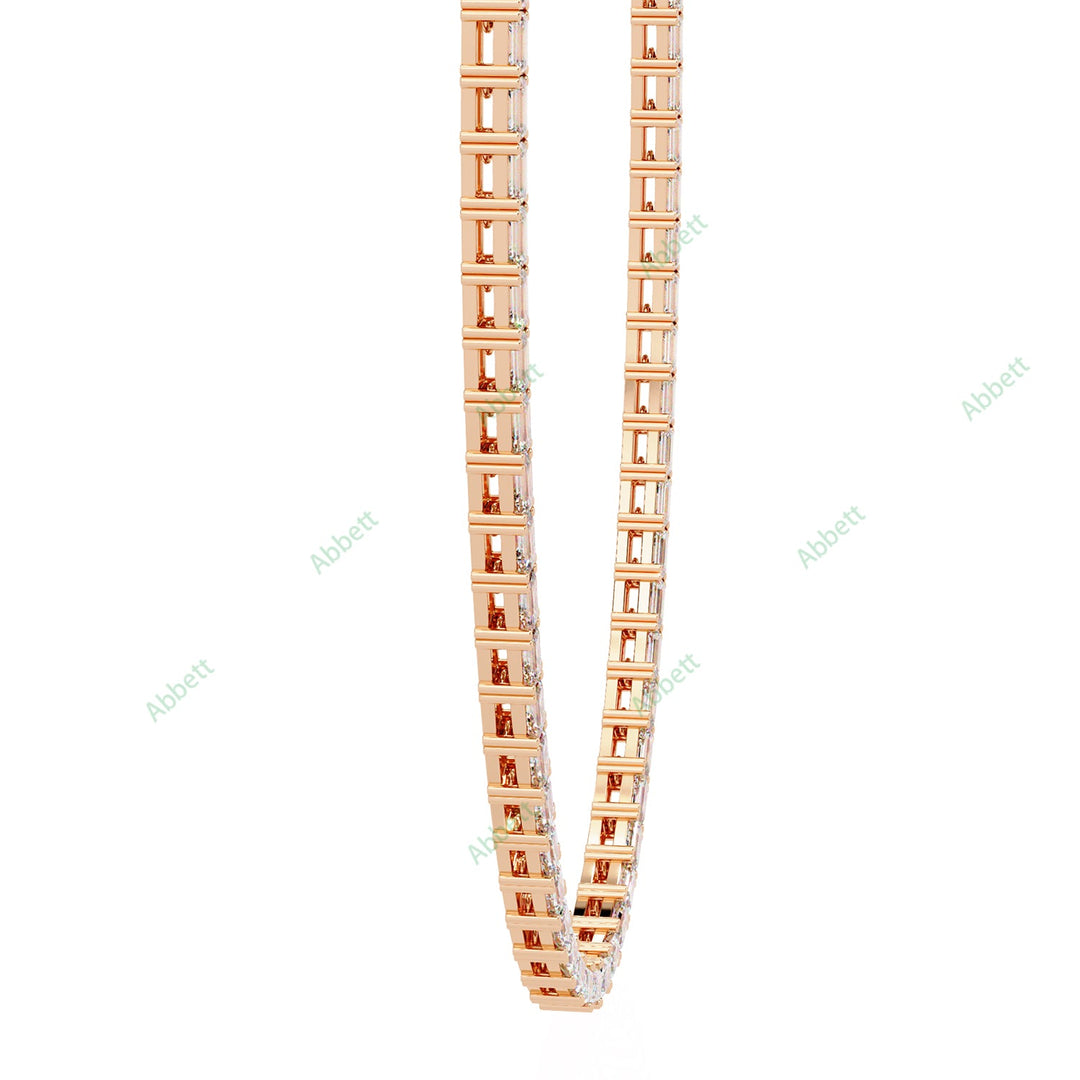 Baguette Tennis Necklace NETE1317