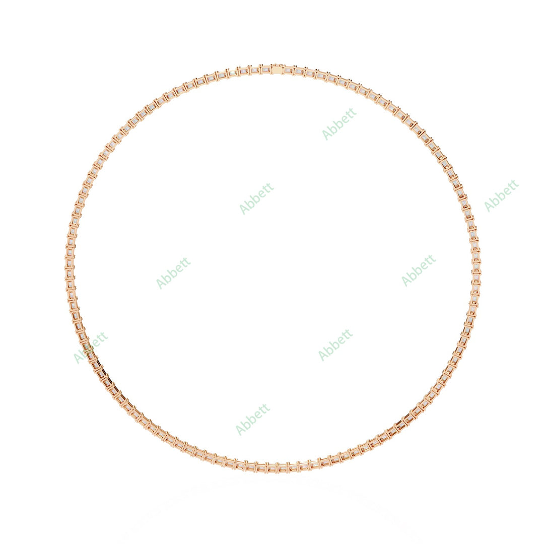 Baguette Tennis Necklace NETE1317