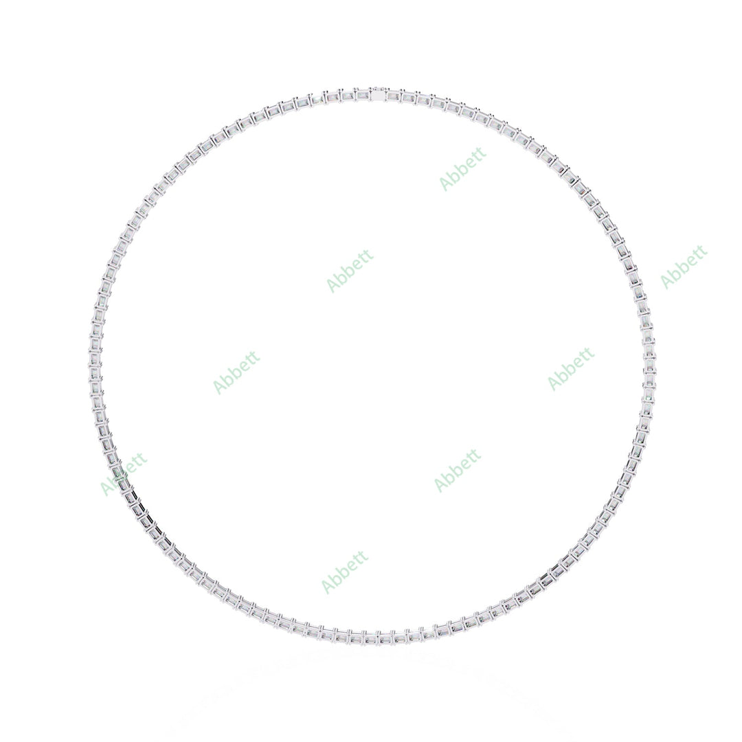 Baguette Tennis Necklace NETE1317