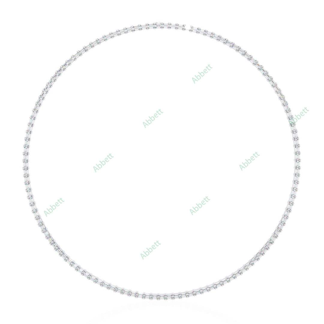 Baguette Tennis Necklace NETE1317