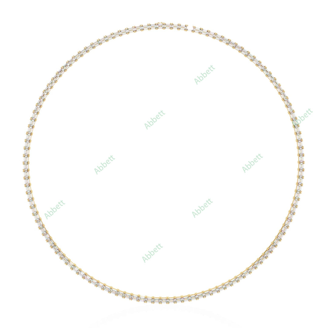 Baguette Tennis Necklace NETE1317