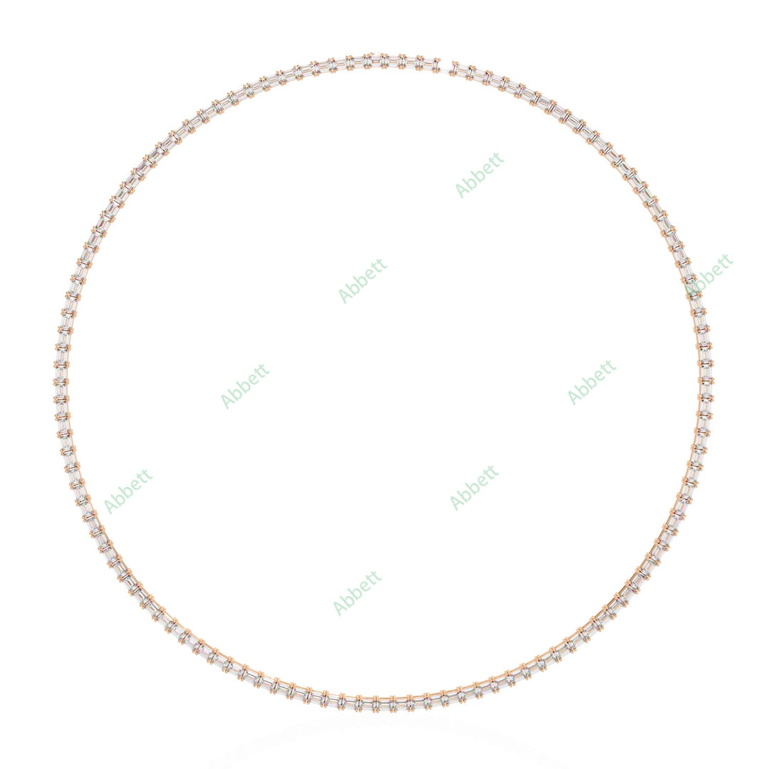 Baguette Tennis Necklace NETE1317