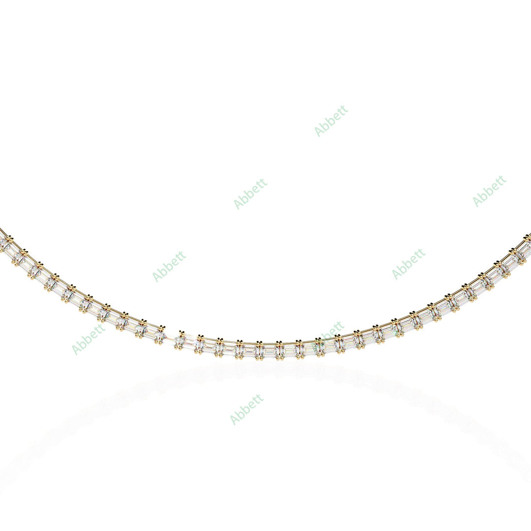 Baguette Tennis Necklace NETE1317
