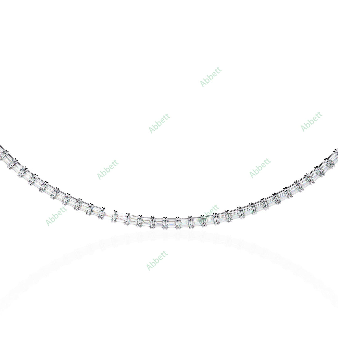 Baguette Tennis Necklace NETE1317