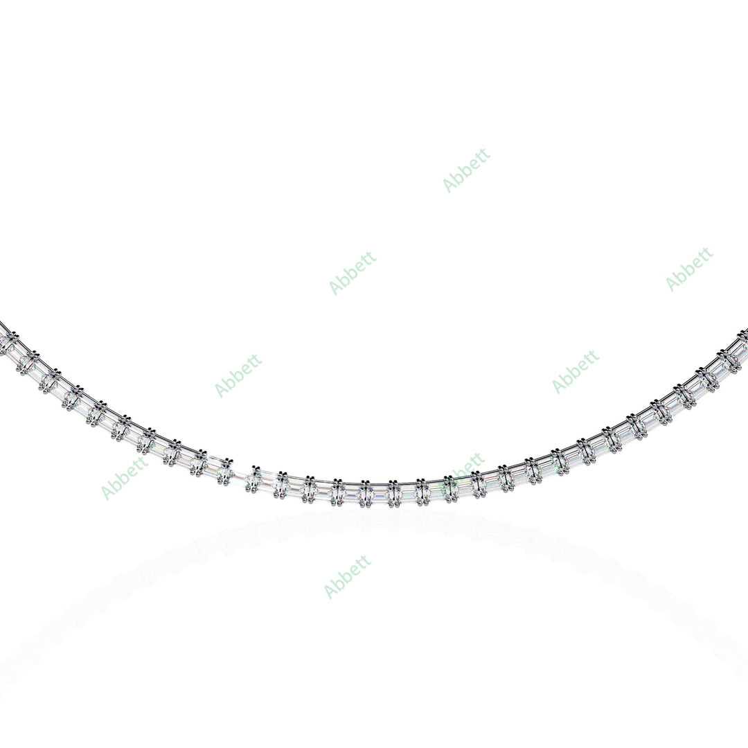 Baguette Tennis Necklace NETE1317