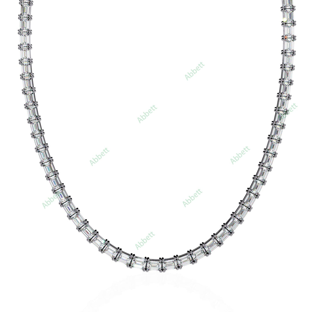 Baguette Tennis Necklace NETE1317