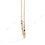 Load image into Gallery viewer, Round Twisted Bar Necklace NETW1297
