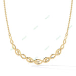 Load image into Gallery viewer, Round Twisted Bar Necklace NETW1297
