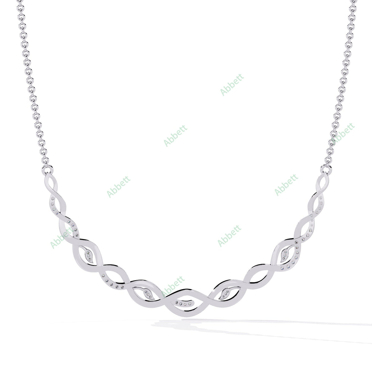 Twisted Bar Necklace NETW1297