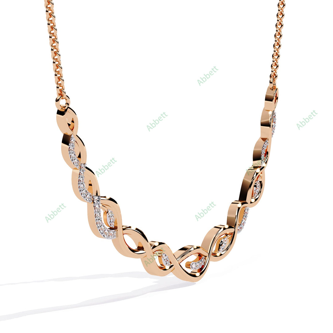 Twisted Bar Necklace NETW1297