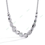 Load image into Gallery viewer, Round Twisted Bar Necklace NETW1297
