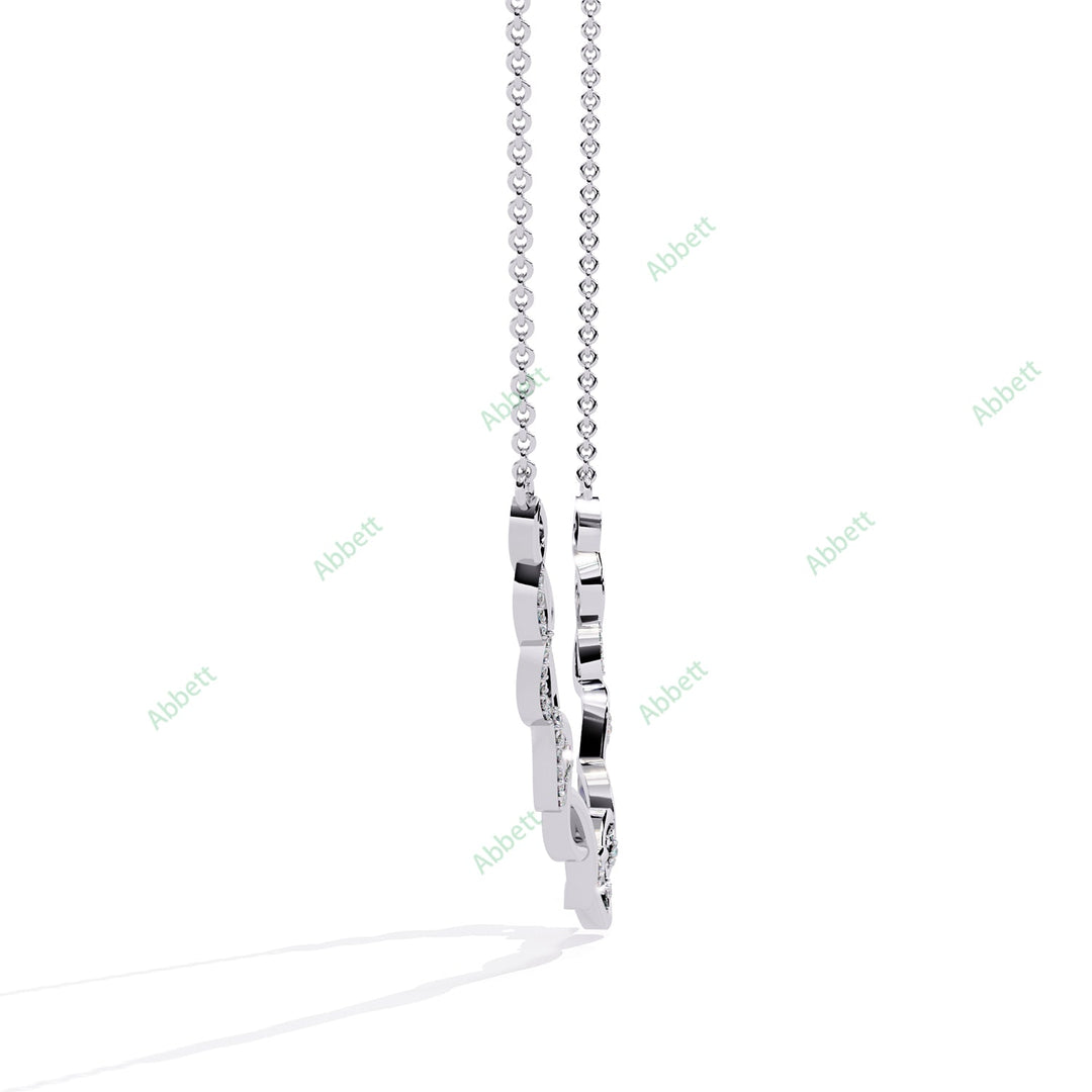 Round Twisted Bar Necklace NETW1297