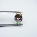 Load image into Gallery viewer, Oval brown moissanite
