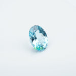 Load image into Gallery viewer, Oval lab grown santa maria sapphire
