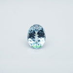 Load image into Gallery viewer, Oval lab grown aqua sapphire
