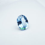 Load image into Gallery viewer, Oval lab grown aqua spinel

