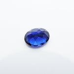 Load image into Gallery viewer, Oval lab grown blue sapphire
