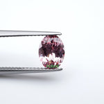 Load image into Gallery viewer, Oval lab grown champagne sapphire
