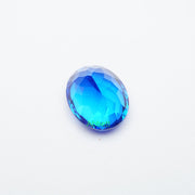 Oval lab grown cobalt spinel