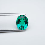 Load image into Gallery viewer, Oval lab grown emerald

