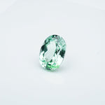 Load image into Gallery viewer, Oval lab grown green sapphire
