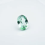 Load image into Gallery viewer, Oval lab grown green sapphire
