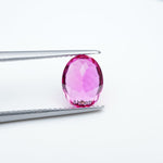 Load image into Gallery viewer, Oval lab grown hot pink sapphire
