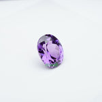 Load image into Gallery viewer, Oval lab grown purple sapphire

