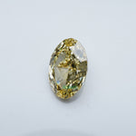 Load image into Gallery viewer, Oval lab grown yellow diamond
