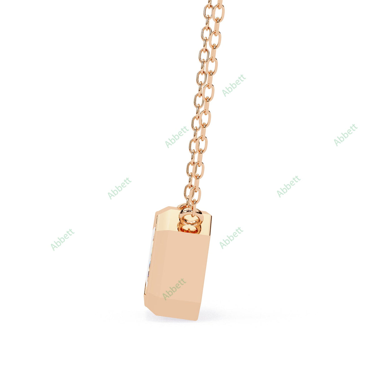 East West Solitaire Pendant PE1227
