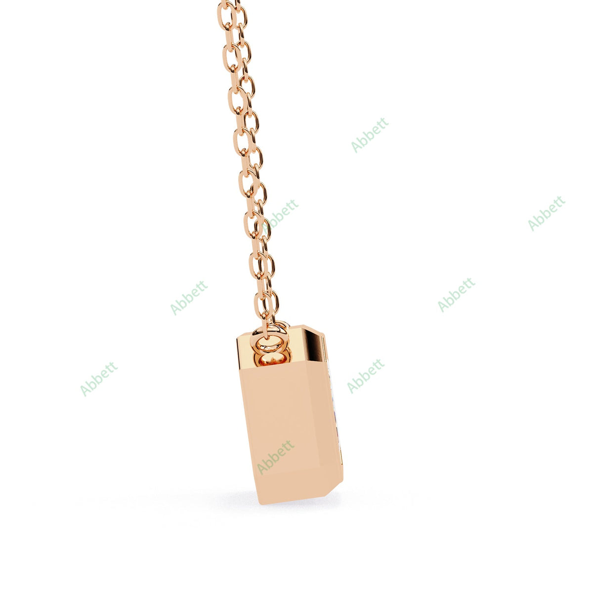 East West Solitaire Pendant PE1227