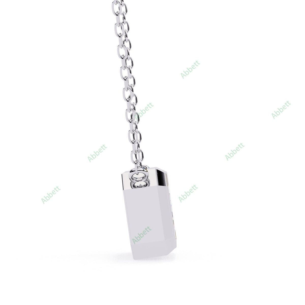 East West Solitaire Pendant PE1227