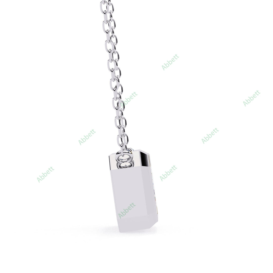 Emerald Solitaire Pendant PE1227