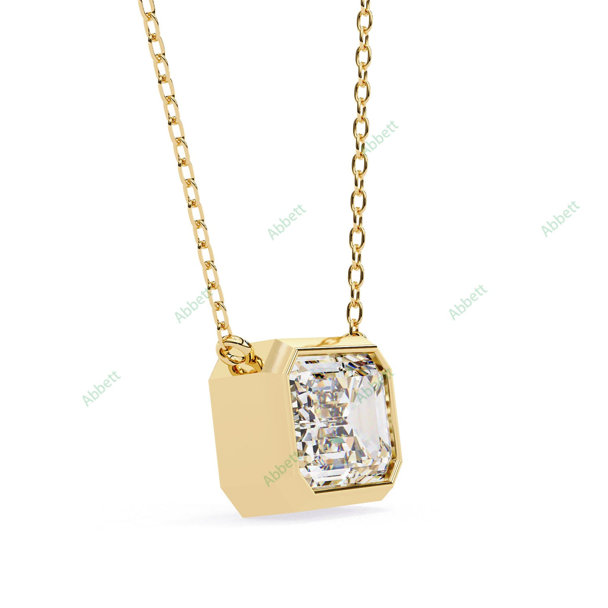 East West Solitaire Pendant PE1227
