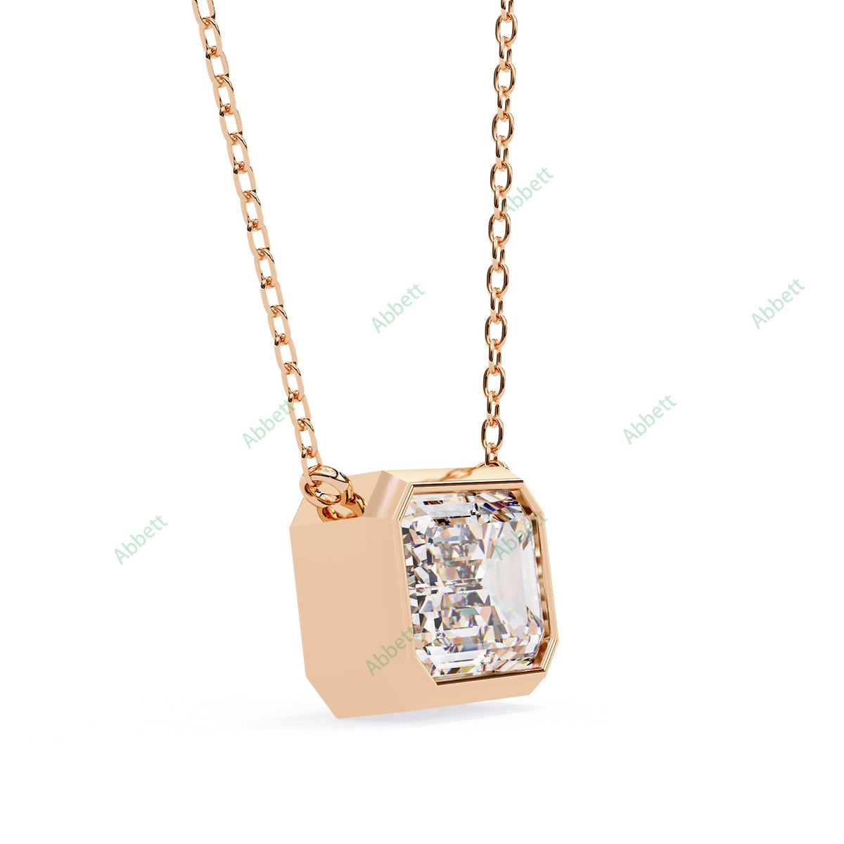 East West Solitaire Pendant PE1227