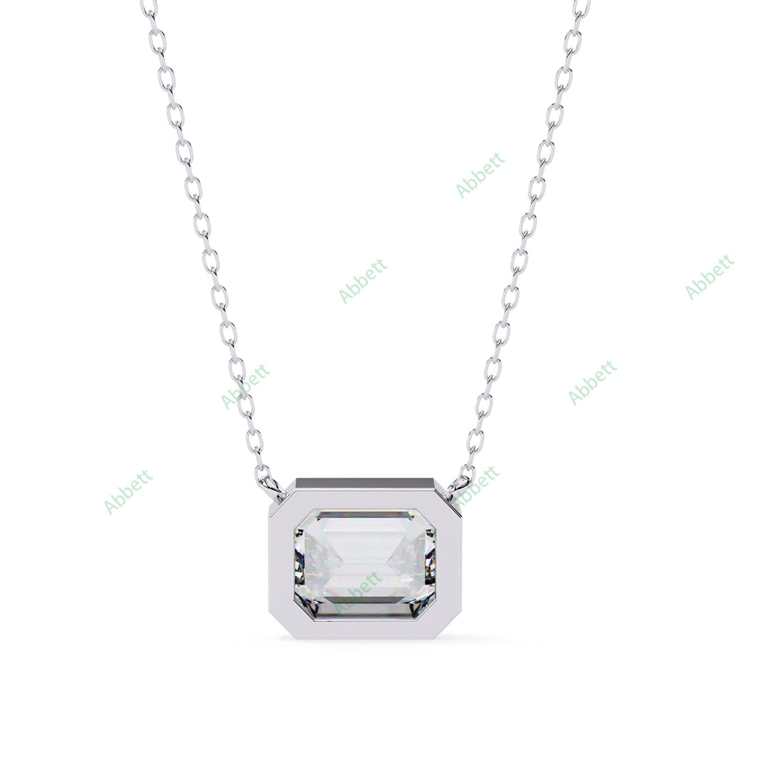 Emerald Solitaire Pendant PE1227