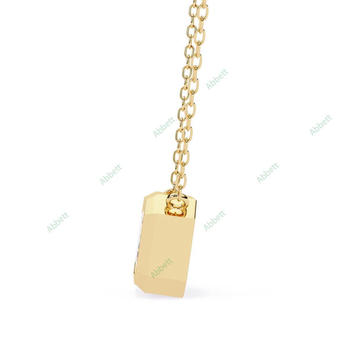East West Solitaire Pendant PE1227