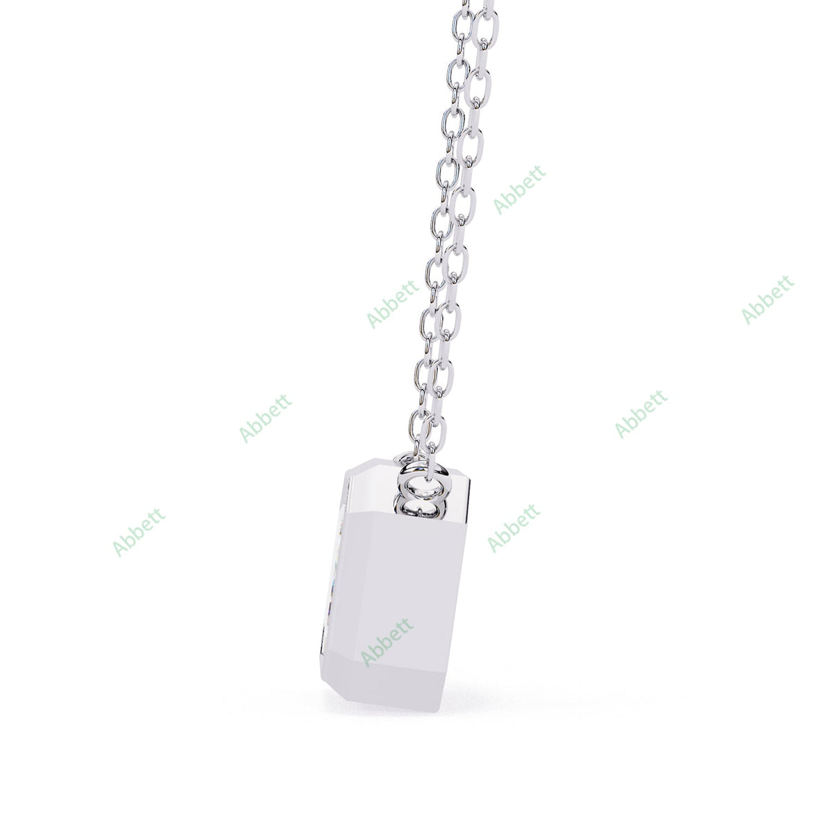 East West Solitaire Pendant PE1227
