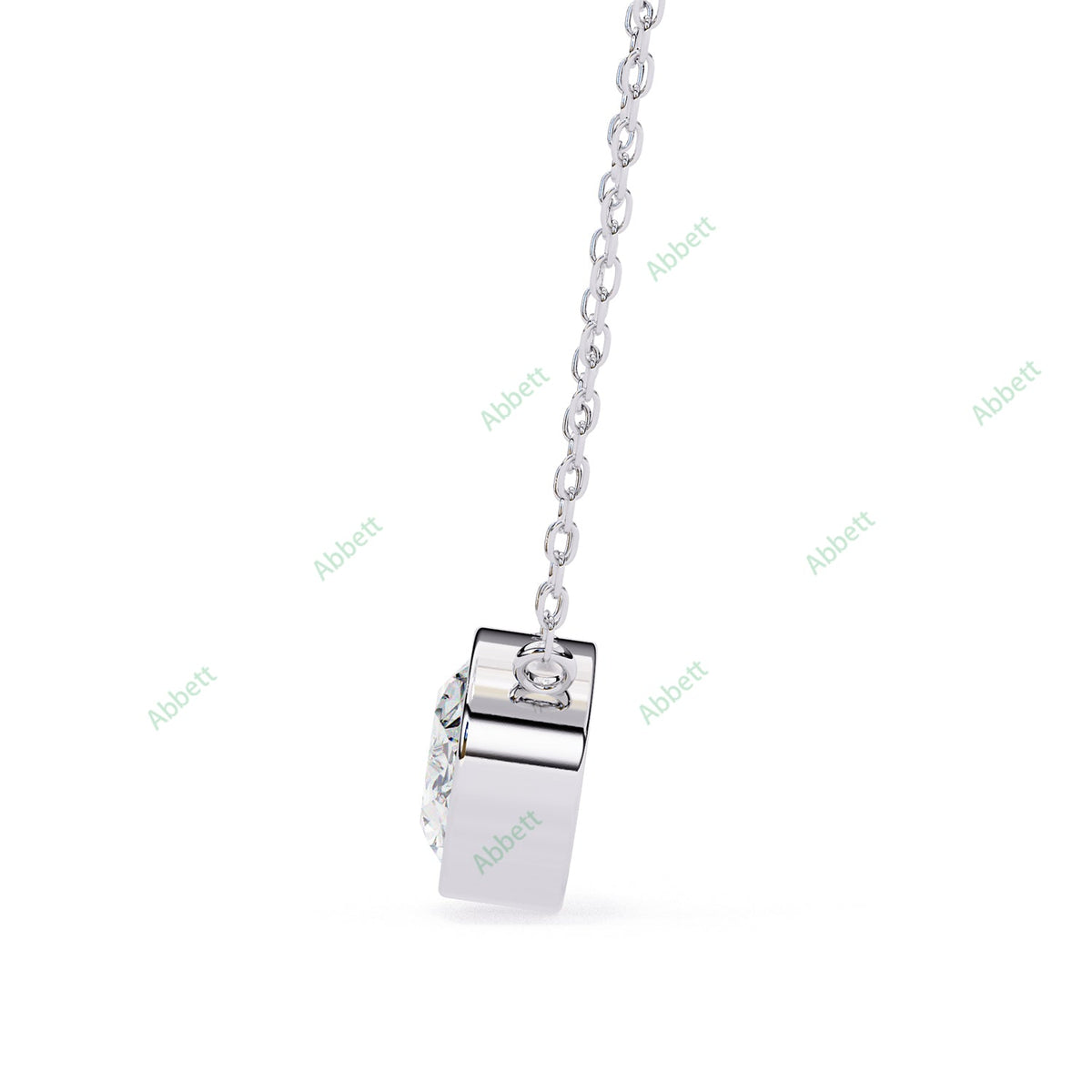 Bezel Solitaire Pendant PE1228