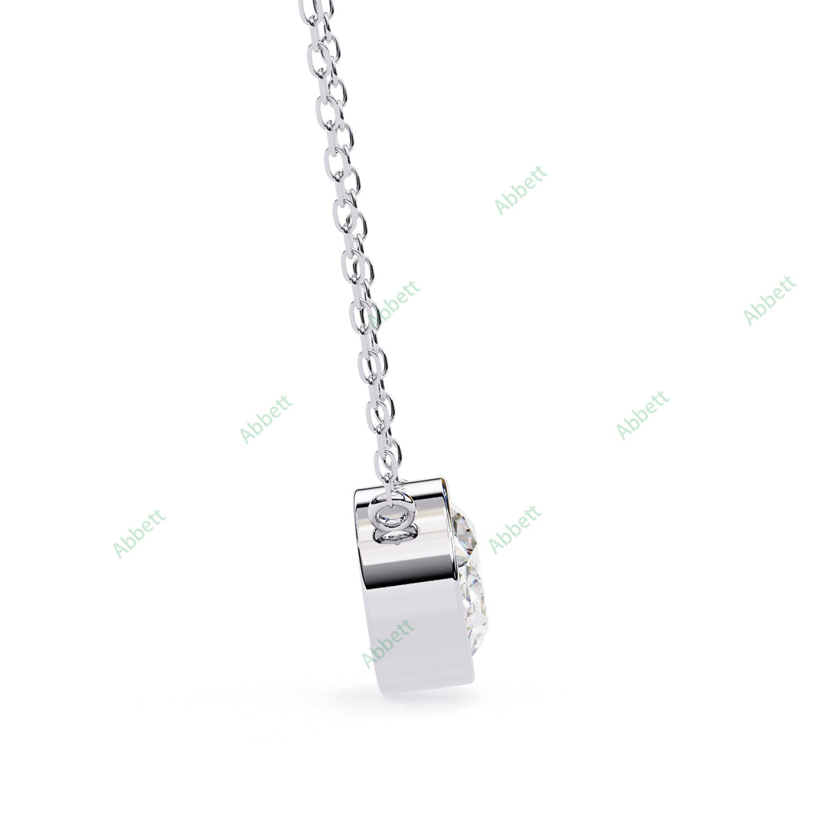Bezel Solitaire Pendant PE1228
