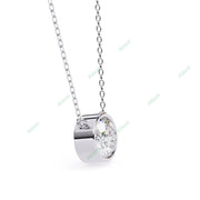 Round Solitaire Pendant PE1228